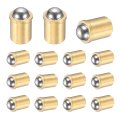 15pcs 304 Stainless Steel Ball Plunger 10mm Dia Catch Latch Smooth Push Fit Spring Precision Positioning End Force 70n For 