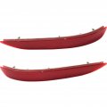 Reflector For 2018 Chevy Equinox Driver And Passenger Side Capa Certified Replaces Gm1184117 Gm1185117 84306358 84306359 