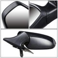 Hy1320184 Oe Style Manual Driver Left Side View Door Mirror Compatible With Hyundai Accent 12-17