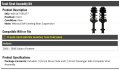 Front Strut And Coil Spring Assembly Set Of 2 Compatible With 2006-2008 Subaru Forester Without Self-leveling Rear Suspension