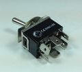Heavy Duty On Dpdt 6p Toggle Switch 20 Amp 125vac With Position Cover Color Purple 