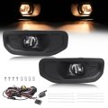 Hecasa Fog Light For 2019-2024 Dodge Ram 1500 68274668ab 68274668aa Ch1061119 Ch2592152 Front Bumper Lamp Cover Trim Bracket