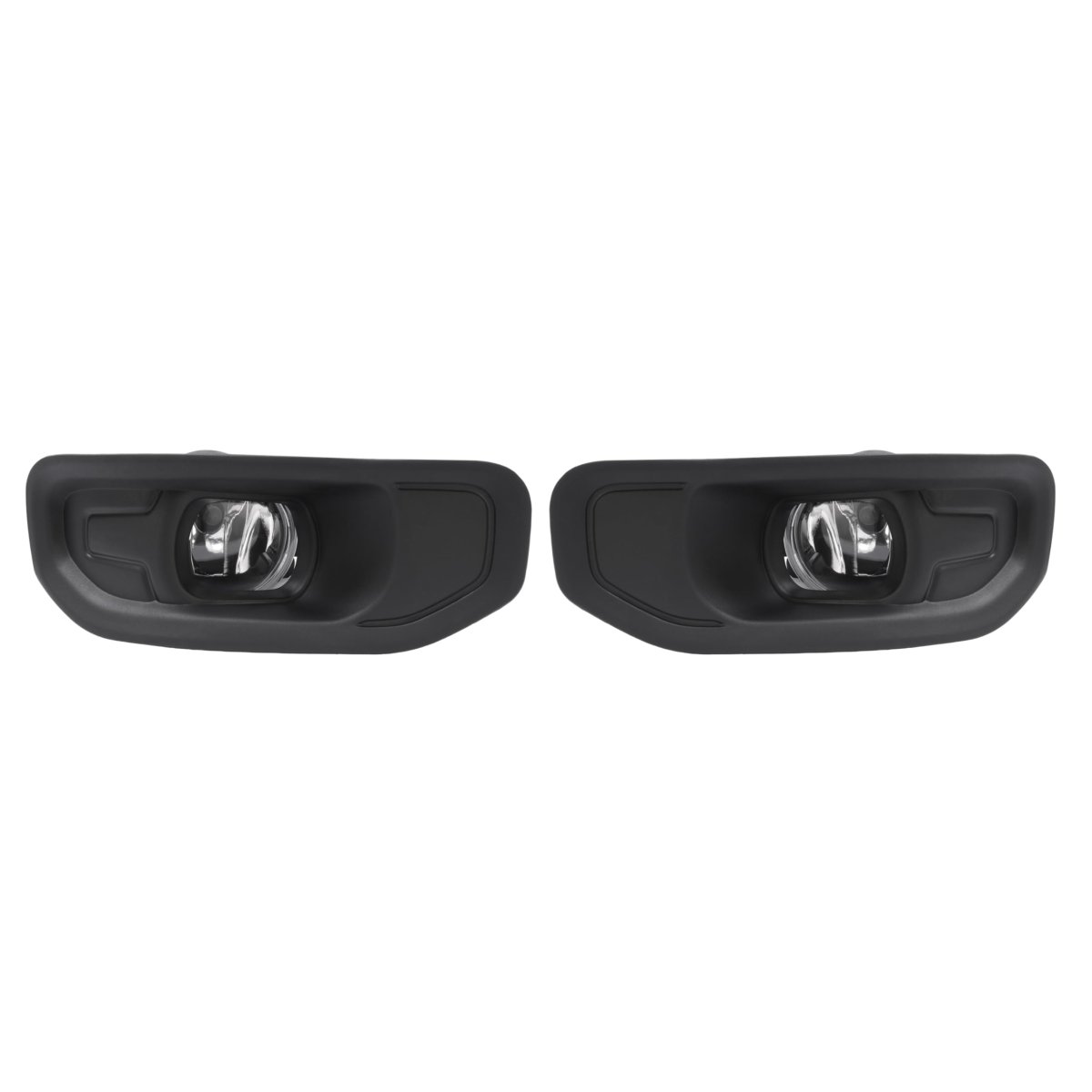 Hecasa Fog Light For 2019-2024 Dodge Ram 1500 68274668ab 68274668aa Ch1061119 Ch2592152 Front Bumper Lamp Cover Trim Bracket