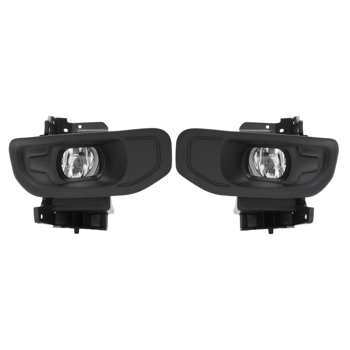 Hecasa Fog Light For 2019-2024 Dodge Ram 1500 68274668ab 68274668aa Ch1061119 Ch2592152 Front Bumper Lamp Cover Trim Bracket