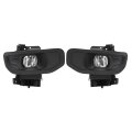 Hecasa Fog Light For 2019-2024 Dodge Ram 1500 68274668ab 68274668aa Ch1061119 Ch2592152 Front Bumper Lamp Cover Trim Bracket 