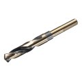43 64 Drill Bit 1 2 Reduced Shank 3-flat M35 Cobalt 5 High-speed Steel Twist Black And Gold Finish 135a For Hard Metal 