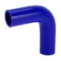 1 Pcs 38mm 50 Id 120mm 4 72 Length 90 Degrees Blue Car Silicone Hose Coolant Universal 
