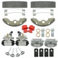 M Mati Front Brake Wheel Cylinders Adjusters Shoes For Honda Fourtrax 300 Trx300 2x4 1993-2000 Left Right 45340-hc4-000