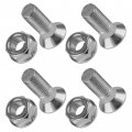 Caltric 4x Rear Wheel Axle Sprocket Bolt And Nut Compatible With Honda Sportrex 400 Trx400ex 1999 2000 2001 2002 2003 2004 2005