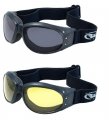 2 Goggles Dirt Bike Motorcycle Atv Riding Smoke And Yellow Glasses Sunglasses Burning Man Plus Storage Bags 