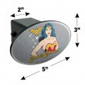 Wonder Woman Vintage Icon Oval Tow Trailer Hitch Cover Plug Insert