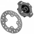 Caltric Front Left Rear Wheel Hub With Break Disc Compatible Honda Rancher 420 Trx420fe 4x4 2020-2022
