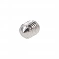 Uxcell 40pcs M5x6mm Internal Hex Socket Set Grub Screws Cone Point 304 Stainless Steel Screw