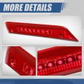 Auto Dynasty Full Led Red Housing Third 3rd Tail Brake Light Rear Center High Mount Stop Lamp Compatible With Dodge Journey