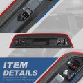 Auto Dynasty Full Led Red Housing Third 3rd Tail Brake Light Rear Center High Mount Stop Lamp Compatible With Dodge Journey