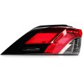Taillight Assembly Left For Toyota Rav4 2019 2023 Chrome Housing Red Lens Led Part Number 81560 0r090 