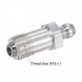 Uxcell Steel Straight Grease Fitting M10 X 1mm Thread Hydraulic Accessories 5pcs