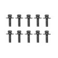 Engine Splash Shield Retainer Steel Gray 1 38 In Fastener Length 10 Pieces Replacement For 90119-08763