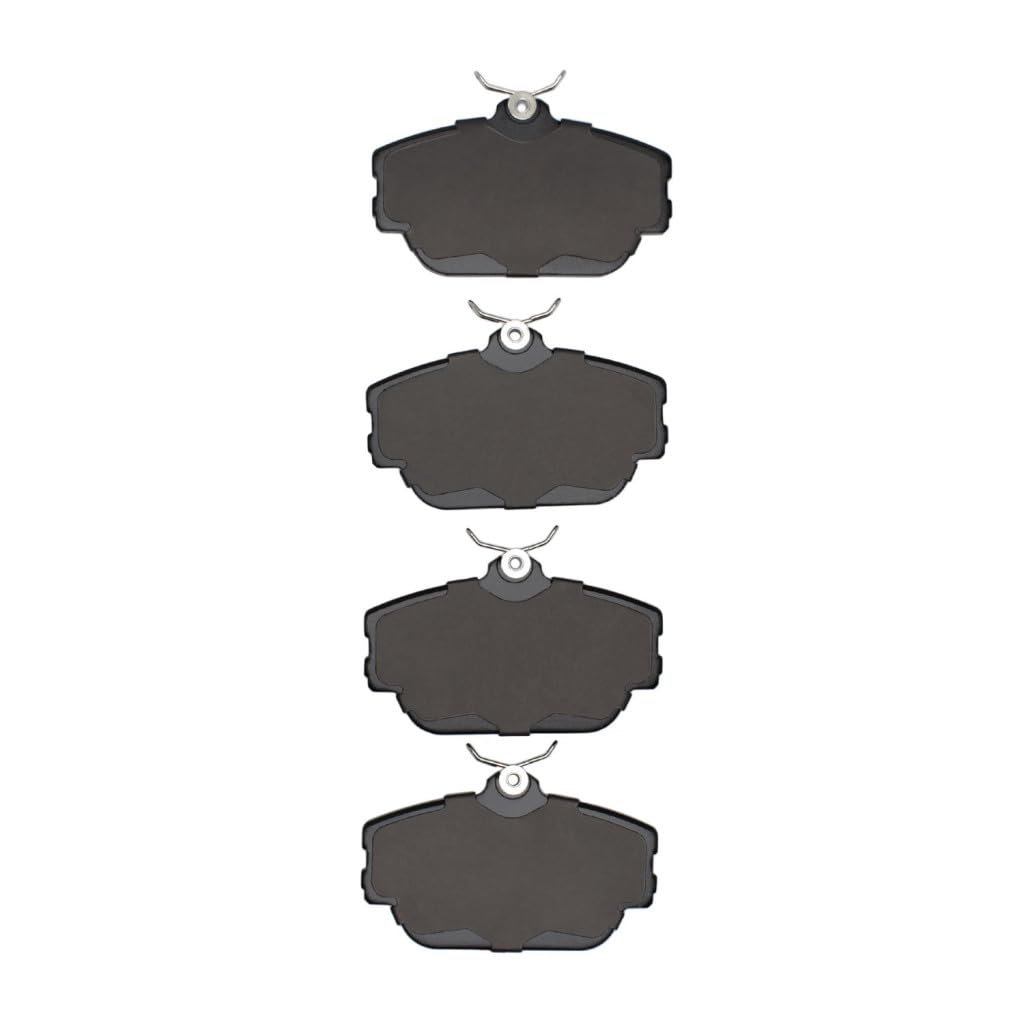Front Ceramic Brake Pads For Ford Thunderbird 1996 1997 Alx-pau-df-1552-0598-00-cla1 2 90 Inner Height And 4 88 In Pad Width