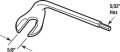 Prime-line H 3638 5 32 In Hex White Bronze Security Lock Wrench Single Pack