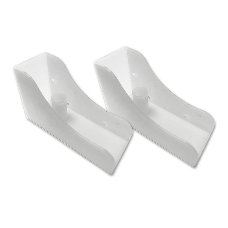 Bi-fold Closet Door Pivot Pin Repair Kit White Nylon Corner Reinforcement For 1 3 8 In Doors 76 Body Pins Right And 1 Left Hand