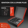 A-premium Ignition Coils And Spark Plugs Kits Compatible With Ford Taurus 1996 1997 1998 1999 V8 3 4l 8-pc Set