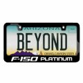 Ipick Image Made For Ford F-150 Platinum Black Metal License Plate Frame