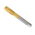 3 8-16 Unc B2 Spiral Point Thread Tap Screw Threading Tapping Tool Titanium Coated 6542 High Speed Steel Machine Taps Bit