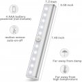 Lock Connectiona Led Motion Activated Cabinet Light Stick-on Anywhere Battery Operated 10 Sensor Red Qty 1 Pc