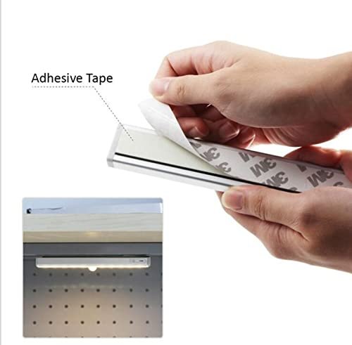 Lock Connectiona Led Motion Activated Cabinet Light Stick-on Anywhere Battery Operated 10 Sensor Red Qty 1 Pc