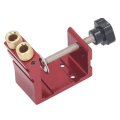 Adjustable Pocket Hole Jig Kit Aluminum Alloy Dowel Drill Guide Woodworking Tools Carpentry Locator Quick Screw Placement