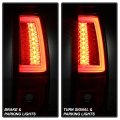Acanii For 2003-2006 Chevy Silverado 1500 2500hd 3500 Smoked Led Tube Tail Lights Brake Lamps Driver Passenger Side