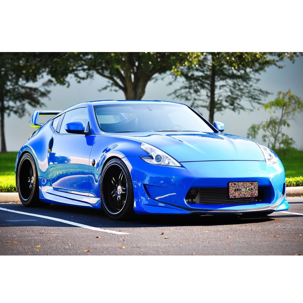 Jdm As Fck Sticker Bomb Color Graphic Aluminum Auto License Plate