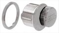 Dra22bs Mortised Low Profile Thumbturn Lock Brushed Stainless Steel For Glass Door Rail Systems 