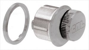 Dra22bs Mortised Low Profile Thumbturn Lock Brushed Stainless Steel For Glass Door Rail Systems