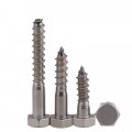 5 2pcs M6 M8 M10 304 Stainless Steel Self-tapping Screws Hexagonal Wood Tmp1105 Color M6x70mm 5pcs
