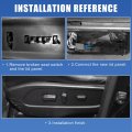 X Autohaux Front Right Passenger Side Power Seat Switch For Nissan Murano 2009-2013 Pathfinder 2013 87016-1aa0a