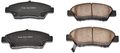 Z16 Evolution Ceramic Brake Pads Front 16-1394 For Honda Fit 2009 To 2020 And Cr Z 2011 2015 Low Dust Noise Free Stopping Power 