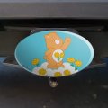 Care Bears Friend Bear Oval Tow Trailer Hitch Cover Plug Insert