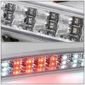 Auto Dynasty Compatible With Dodge Ram Br Be Pair Of Chrome Housing Clear Corner Headlight Led 3rd Brake Light