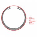 Caltric Knuckle Ball Bearing And Retaining Ring Clips Compatible With Polaris Front Rear Rzr Xp 4 Turbo Turbo S Velocity
