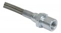 Empi 5587 Braided Stailess Steel Brake Line Kit 4pc Compatible With Type-1 Bug 69-on Irs