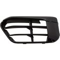 Bmw X1 Front Bumper Grille 2016 2017 2018 Outer Driver Side Gloss Black For 51117453985 And Bm1038199 