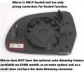 Heated Mirror Glass For Audi Various Years A3 Q3 A4 Allroad A5 A6 A8 S5 S6 S8 Passenger Side View Right Rh Check Year Size And