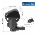 Front Windshield Washer Nozzle Sprayer Set Super Duty Replaces For Ford F250 F35 2011-2016 Replace Oem Bc3z-17603-a 1 Pair