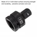 Uxcell 8pcs Impact Socket Adapter 1 4 3 8 2 Cr-v Steel Square Drive For Driver Air Wrenches Ratchets