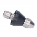 Turbo Nozzle Replacement Pressure Washer Pointed 5000psi Mini Stainless Steel Rotating Drain Outlet Valve Middle Head Rear 6