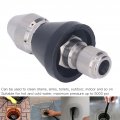 Turbo Nozzle Replacement Pressure Washer Pointed 5000psi Mini Stainless Steel Rotating Drain Outlet Valve Middle Head Rear 6