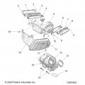 Polaris Snowmobile Mount-intake Rh Genuine Oem Part Qty 1