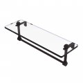 Allied Brass Rc-1 16tb 16 Inch Vanity Integrated Towel Bar Glass Shelf Oil Rubbed Bronze 